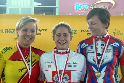 Podium konkurencji 500m kobiet