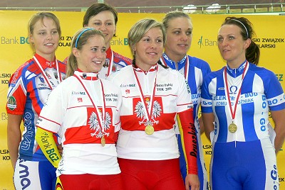 Medalistki w sprincie drużynowym kobiet