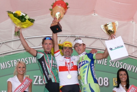 Szosowe MP - Złotoryja 2008: Marcin Sapa (DHL-Author) mistrzem