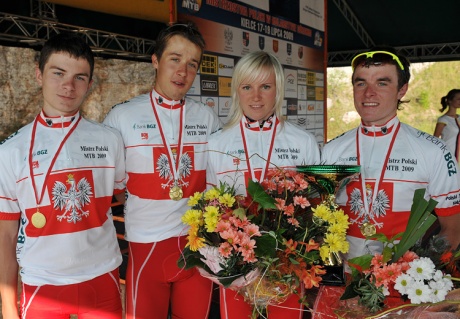 MP MTB 2009: Zawodnicy JBG-2 zostali mistrzami Polski sztafet MTB/Fot.