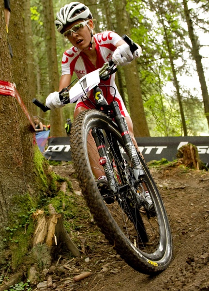 Maja Włoszczowska została wicemistrzynią świata MTB 2011 w Champery!
