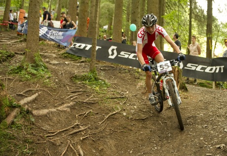 Maja Włoszczowska została wicemistrzynią świata MTB 2011 w Champery!