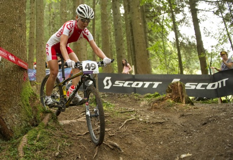 Maja Włoszczowska została wicemistrzynią świata MTB 2011 w Champery!