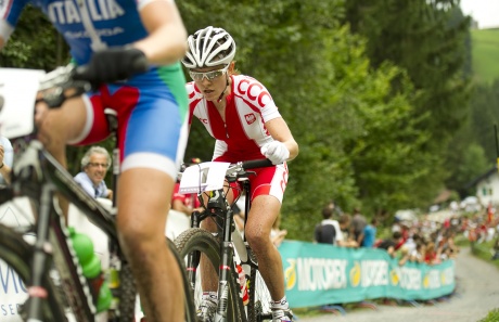 Maja Włoszczowska została wicemistrzynią świata MTB 2011 w Champery!