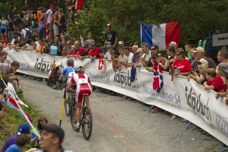 Maja Włoszczowska została wicemistrzynią świata MTB 2011 w Champery!