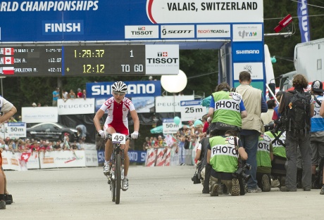 Maja Włoszczowska została wicemistrzynią świata MTB 2011 w Champery!