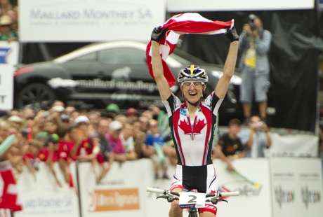 Maja Włoszczowska została wicemistrzynią świata MTB 2011 w Champery!