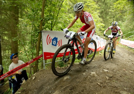Maja Włoszczowska została wicemistrzynią świata MTB 2011 w Champery!