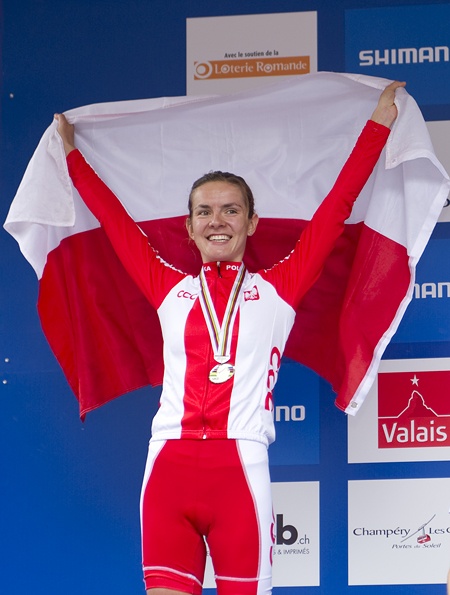 Maja Włoszczowska została wicemistrzynią świata MTB 2011 w Champery!