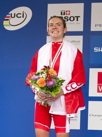 Maja Włoszczowska została wicemistrzynią świata MTB 2011 w Champery!