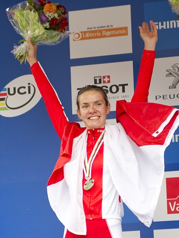 Maja Włoszczowska została wicemistrzynią świata MTB 2011 w Champery!