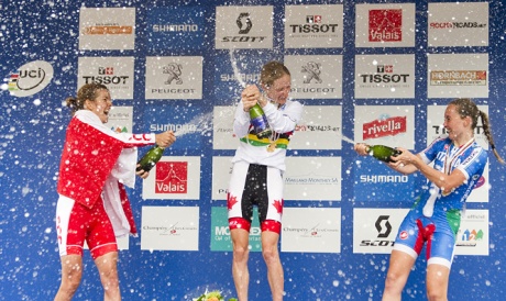 Maja Włoszczowska została wicemistrzynią świata MTB 2011 w Champery!