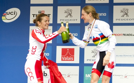 Maja Włoszczowska została wicemistrzynią świata MTB 2011 w Champery!