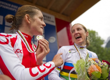 Maja Włoszczowska została wicemistrzynią świata MTB 2011 w Champery!