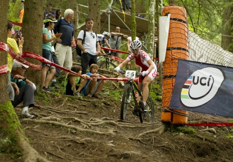 Maja Włoszczowska została wicemistrzynią świata MTB 2011 w Champery!