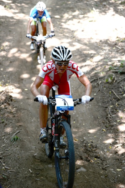 ME MTB - Dohnany 2011 - wyścig elity kobiet, w którym Maja Włoszczowska