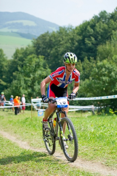 ME MTB - Dohnany 2011 - wyścig elity kobiet, w którym Maja Włoszczowska