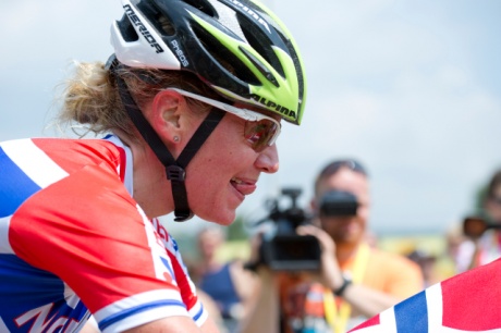 ME MTB - Dohnany 2011 - wyścig elity kobiet, w którym Maja Włoszczowska