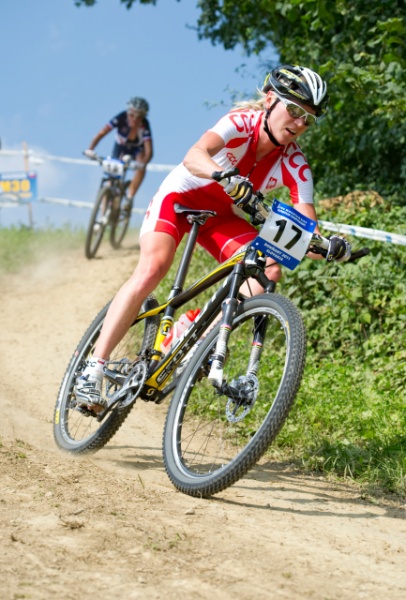 ME MTB - Dohnany 2011 - wyścig elity kobiet, w którym Maja Włoszczowska