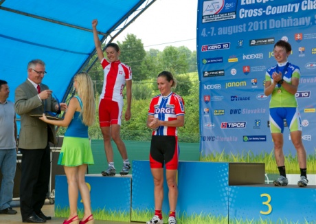ME MTB - Dohnany 2011 - wyścig elity kobiet, w którym Maja Włoszczowska