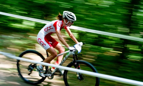 ME MTB - Dohnany 2011 - wyścig elity kobiet, w którym Maja Włoszczowska