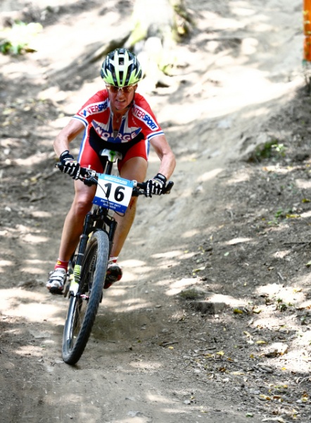 ME MTB - Dohnany 2011 - wyścig elity kobiet, w którym Maja Włoszczowska