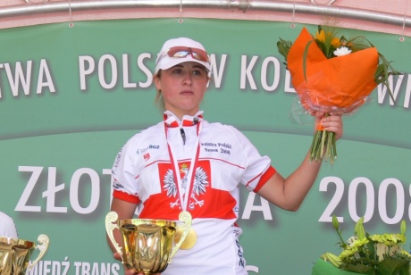 Szosowe MP - Złotoryja 2008: Paulina Brzeźna mistrzynią Polski.